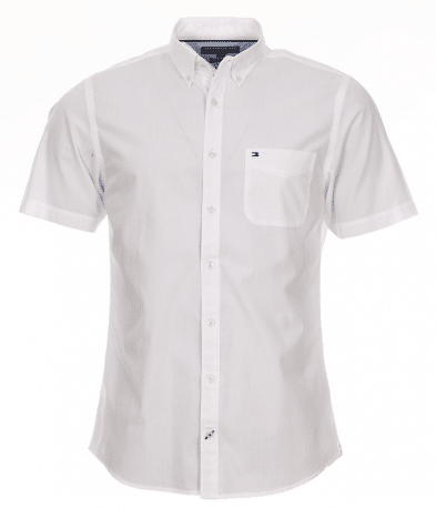 chemise droite tommy hilfiger